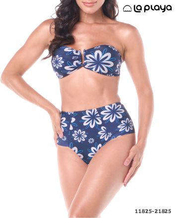 11825 - SUTIÃ TOMARA Q CAIA | 21825 - CALÇA HOT PANT FIO DUPLO - LA PLAYA
